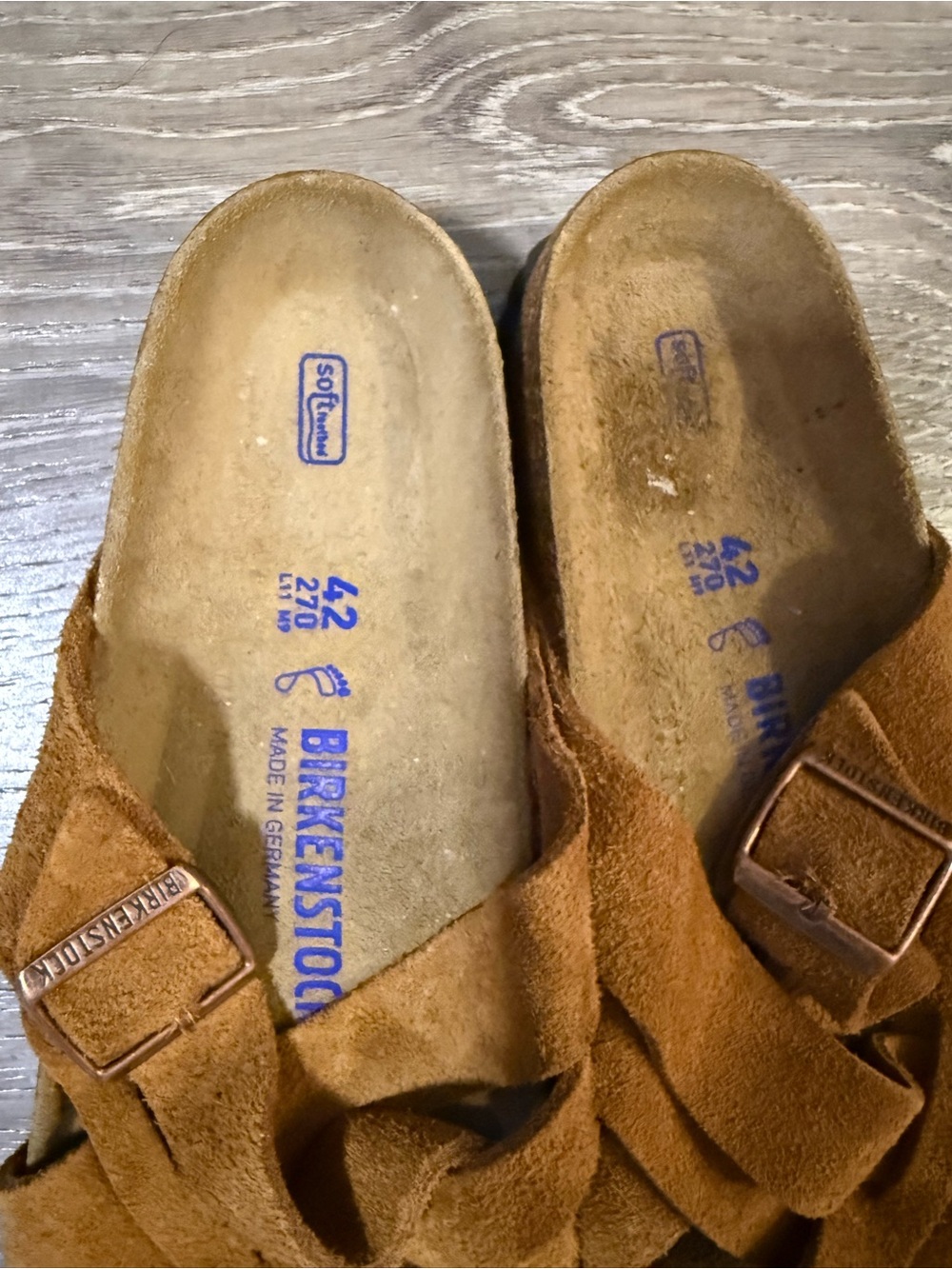 BIRKENSTOCK Lugano Soft Footbed sandals in mink NWOB - Picture 4 of 8